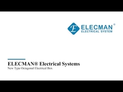 4inch Galvanized Steel Octagonal Metallic Outlet Boxes For Lighting Fixtures