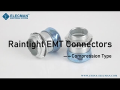 ضغط الصلب Raintight 4 بوصة موصل EMT قناة EMT إلى نوع الصندوق