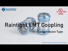 نوع ضغط اقتران الصلب Raintight EMT مدرج على قوائم UL 1/2 